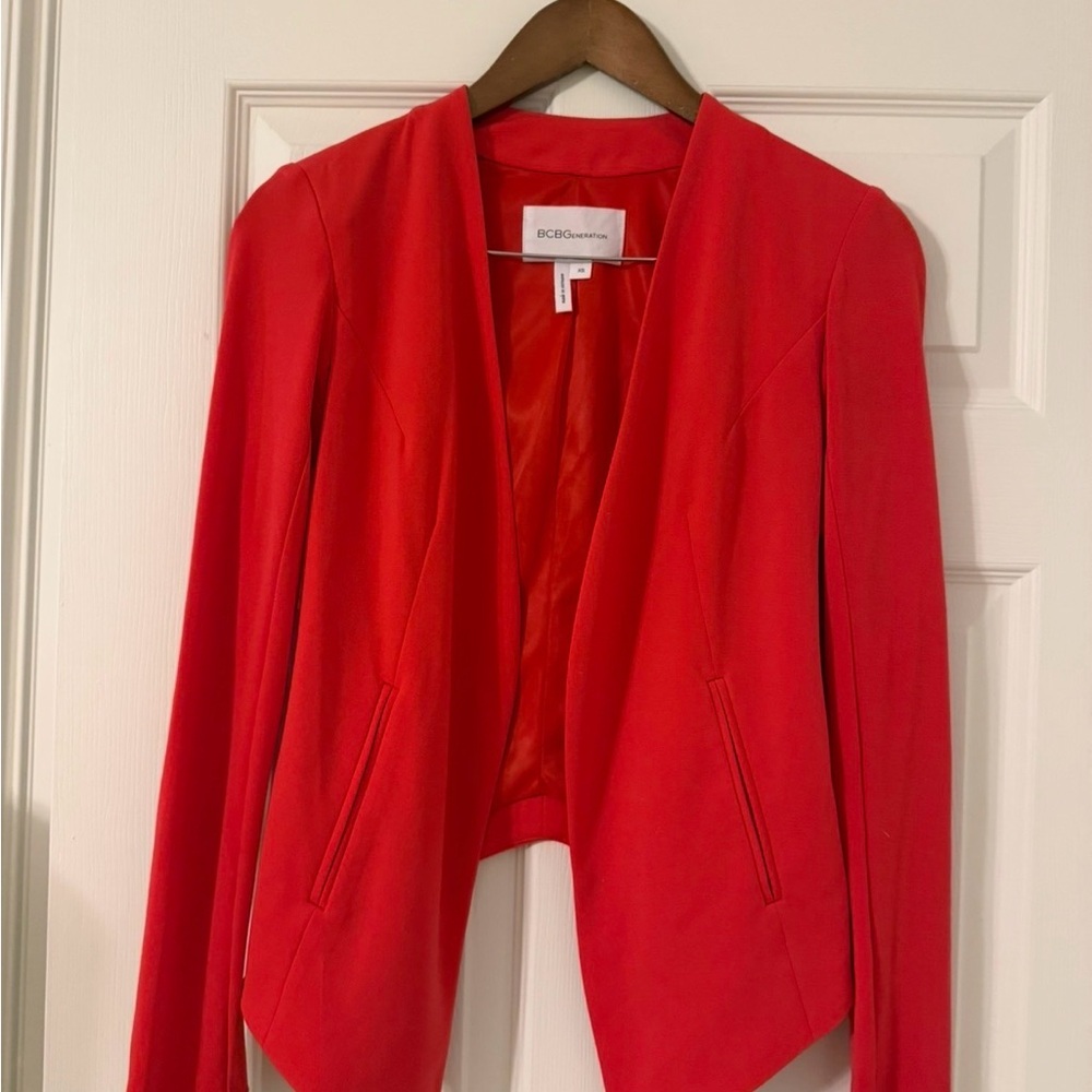 BCBGeneration Women's Vibrant Red Blazer